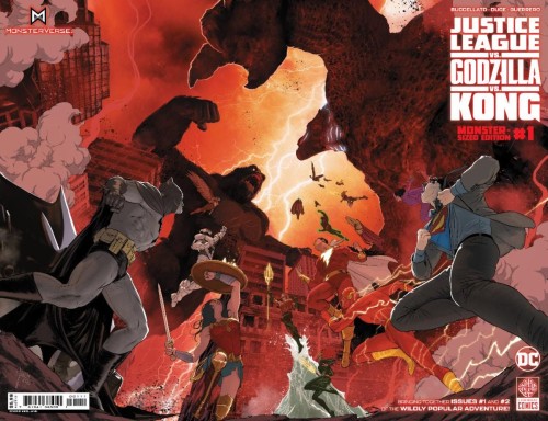 JUSTICE LEAGUE VS GODZILLA VS KONG MONSTER-SIZED EDITION #1-2