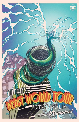 TITANS BEAST WORLD TOUR METROPOLIS #1 (ONE SHOT) CVR C CULLY HAMNER CARD STOCK VAR
