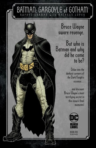 BATMAN GARGOYLE OF GOTHAM #1 2nd PTG Second Printing