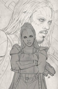 REBEL MOON HOUSE BLOODAXE #1 (OF 4) FOC ARTGERM VIRGIN B&W