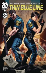 THIN BLUE LINE ONESHOT CVR A ARNOLD & SIEMONS