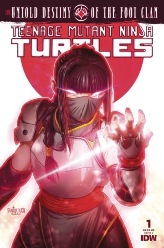 DF TMNT UNTOLD DESTINY FOOT CLAN #1 LTD BURNHAM GOLD SGN