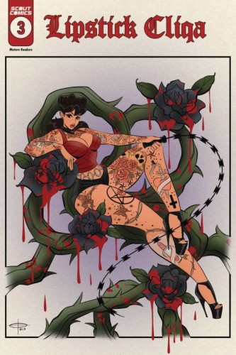 LIPSTICK CLIQA #3 CVR B ELBARTO BLOODKNOTCOLLECTIVE