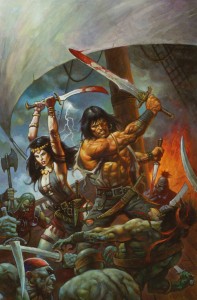 CONAN BARBARIAN #7 FOC HORLEY VIRGIN