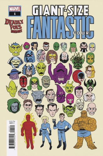 GIANT-SIZE FANTASTIC FOUR #1 DAVE BARDIN DEADLY FOES VAR