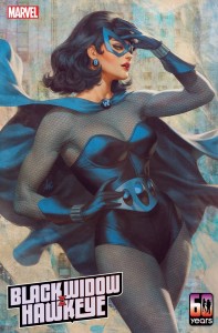 BLACK WIDOW AND HAWKEYE #1 ARTGERM BLACK WIDOW VAR
