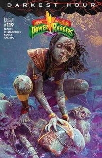 MIGHTY MORPHIN POWER RANGERS #119 CVR B DARK GRID VAR BARENDS