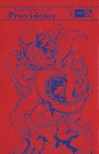 NIGHTMARES OF PROVIDENCE #1 ROYAL BLUE LEATHER VAR