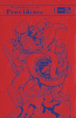 NIGHTMARES OF PROVIDENCE #1 ROYAL BLUE LEATHER VAR