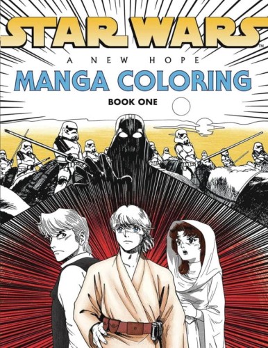 STAR WARS NEW HOPE MANGA COLORING BOOK (9781667205519)