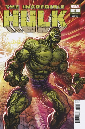 INCREDIBLE HULK #8 25 COPY INCV CHAD HARDIN VAR