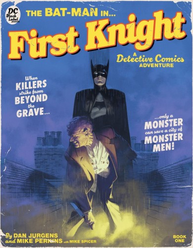 THE BAT-MAN FIRST KNIGHT #1 (OF 3) CVR C MARC ASPINALL PULP NOVEL VAR