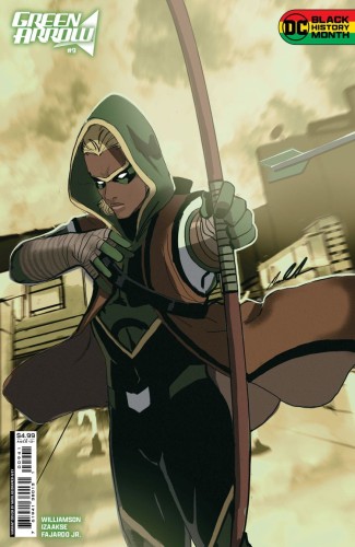 GREEN ARROW #9 (OF 12) CVR C NIKOLAS DRAPER-IVEY BLACK HISTORY MONTH CARD STOCK VAR