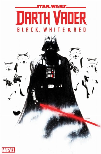 STAR WARS DARTH VADER BLACK WHITE AND RED #1 25 COPY INCV ANDREWS VAR