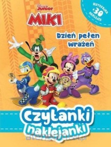 Czytanki naklejanki. Dzień pełen wrażeń. Disney Junior Miki