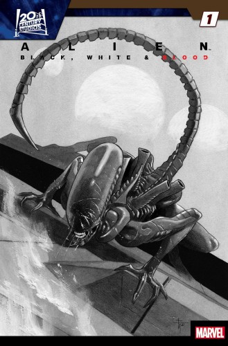 ALIEN BLACK WHITE BLOOD #1 FRANCESCO MOBILI VAR