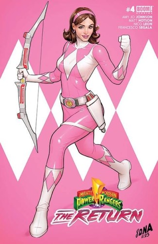 MIGHTY MORPHIN POWER RANGERS THE RETURN #4 (OF 4) CVR B NAKAYAMA