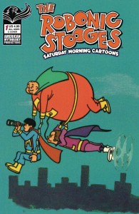 ROBONIC STOOGES SATURDAY MORNING CARTOONS #1 CVR C CARTOON CEL