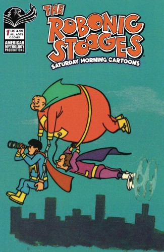 ROBONIC STOOGES SATURDAY MORNING CARTOONS #1 CVR C CARTOON CEL