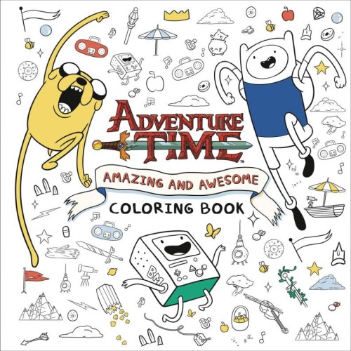 ADVENTURE TIME AMAZING COLORING BOOK SC (9780593808801)