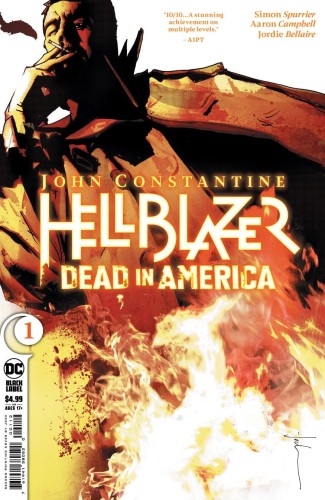 JOHN CONSTANTINE HELLBLAZER DEAD IN AMERICA #1 2nd PTG Second Printing
