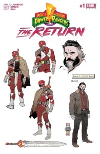 MIGHTY MORPHIN POWER RANGERS THE RETURN #1 (OF 4) 2ND PTG