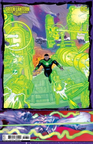 GREEN LANTERN WAR JOURNAL #8 CVR C MONTOS CARD STOCK VAR