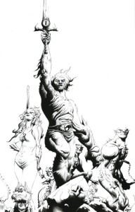 THUNDERCATS #1 LEE LINE ART VIRGIN DE EXC VAR