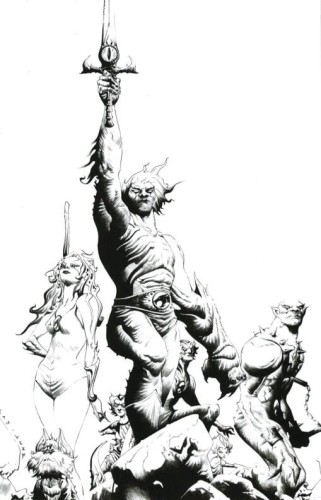 THUNDERCATS #1 LEE LINE ART VIRGIN DE EXC VAR