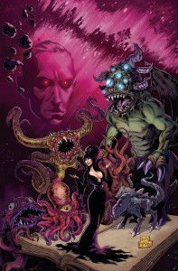 ELVIRA MEETS HP LOVECRAFT #5 CVR E ACOSTA LTD VIRGIN