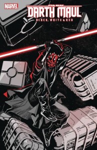 STAR WARS DARTH MAUL BLACK WHITE RED #3