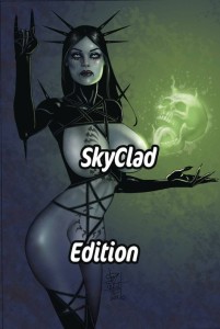 TAROT WITCH OF THE BLACK ROSE #115 RAVEN HEX SKY CLAD