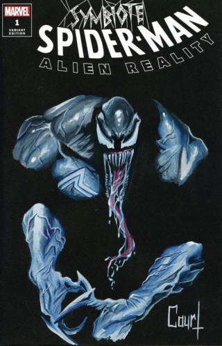 DF MARVEL COMICS BLANK VAR VENOM SKETCH COURT