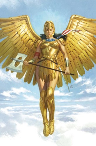 DF WONDER WOMAN #8 TEDESCO VAR GOLDEN LASSO SERIES KING SGN