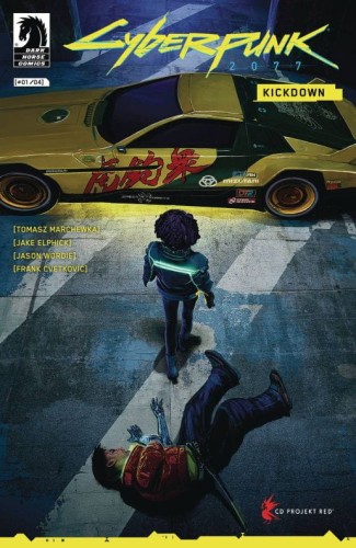 CYBERPUNK 2077 KICKDOWN #1 CVR D DOFRESH SIGNED BY TOMASZ MARCHEWKA