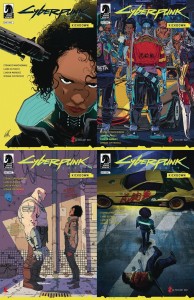 CYBERPUNK 2077 KICKDOWN #1 CVR A, B, C, D SET SIGNED BY TOMASZ MARCHEWKA