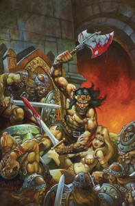 CONAN BARBARIAN #11 FOC HORLEY VIRGIN