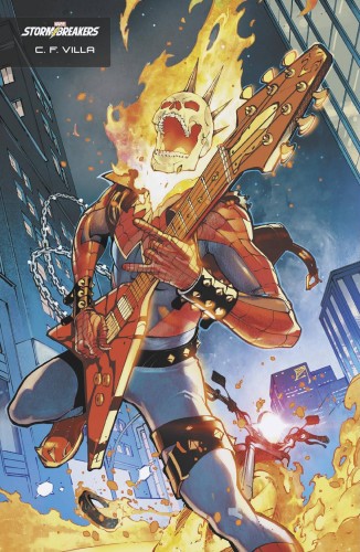 SPIDER-PUNK ARMS RACE #4 CF VILLA STORMBREAKERS VAR