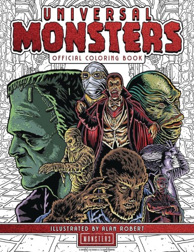 UNIVERSAL MONSTERS OFFICIAL COLORING BOOK SC (9798886634150)