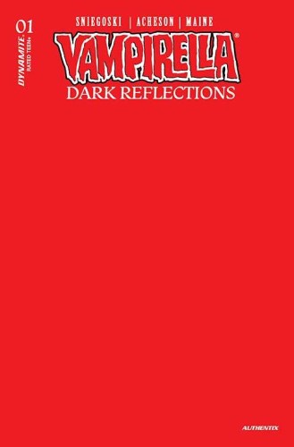 VAMPIRELLA DARK REFLECTIONS #1 CVR Y FOC RED BLANK