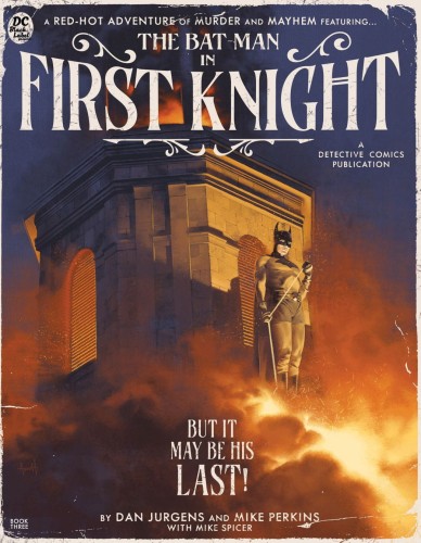 THE BAT-MAN FIRST KNIGHT #3 (OF 3) CVR C MARC ASPINALL PULP NOVEL VAR
