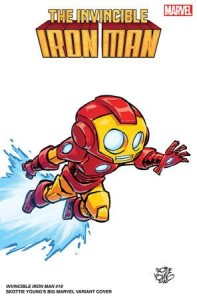 INVINCIBLE IRON MAN #19 SKOTTIE YOUNG BIG MARVEL VAR