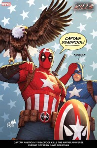 CAPTAIN AMERICA #11 DEADPOOL KILLS MARVEL UNIVERSE VAR