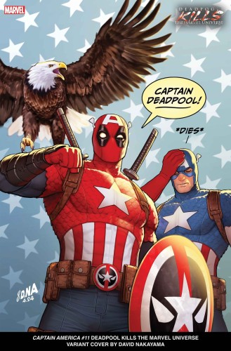 CAPTAIN AMERICA #11 DEADPOOL KILLS MARVEL UNIVERSE VAR