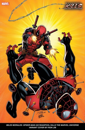 MILES MORALES SPIDER-MAN #22 LIM DEADPOOL KILLS MARVEL VAR