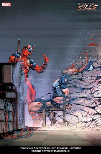 VENOM #35 COELLO DEADPOOL KILLS THE MARVEL UNIVERSE VAR