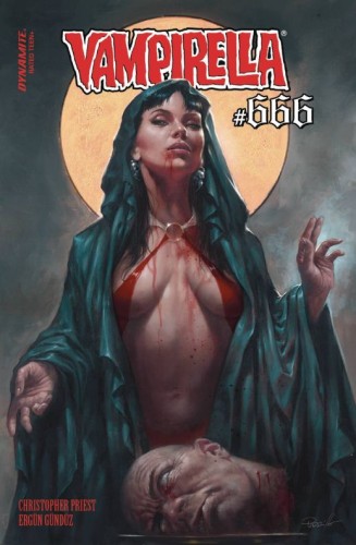 VAMPIRELLA #666 PARILLO FOIL PRIEST & BARRUCCI SGN DE EXC