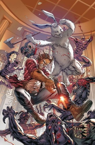 MAN GOAT & BUNNYMAN BEWARE THE PIGMAN #2 (OF 3) CVR A VITORINO