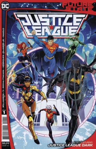 DF FUTURE STATE JUSTICE LEAGUE #1 WILLIAMSON SGN