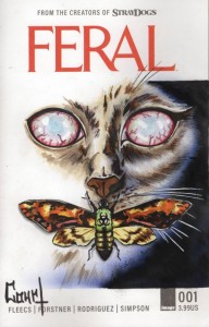 DF FERAL #1 BLANK VAR COURT SGN & REMARKED MOVIE HOMAGE